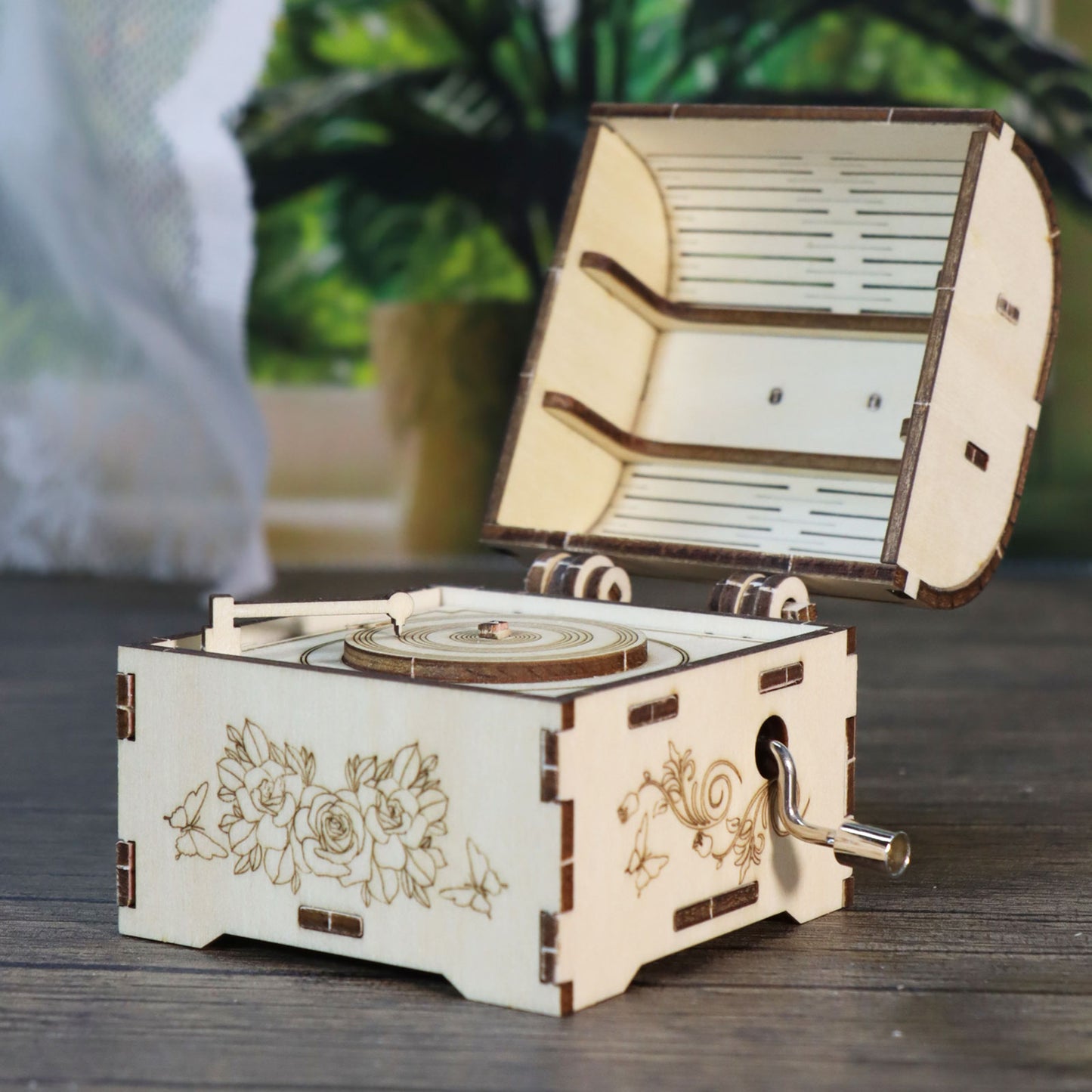 3d wooden puzzle Hand Treasure music box You are my sunshine Handmade Assembly Model kit Holidays birthdays Christmas gifts